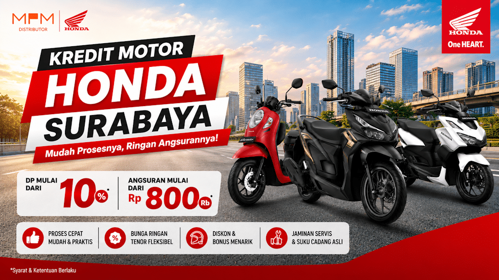 Harga Kredit Motor Honda Surabaya